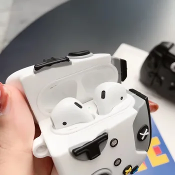 Moda Klasičen Retro Igra Konzola Brezžične Bluetooth Slušalke Primeru za Airpods Luštna 3D gameboy Silikonski Slušalke xbox Pokrov