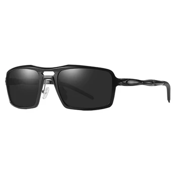 Simvey Kul Prostem Športna sončna Očala za Moške, ki Teče Vožnje Ribolov HD Polarizirana sončna Očala aluminijast Okvir UV400 Zaščito
