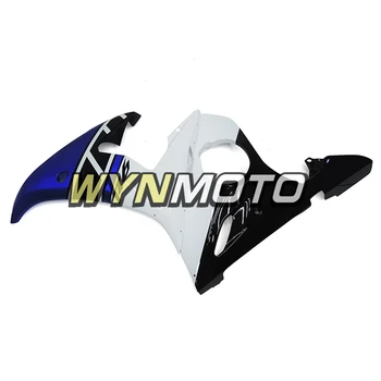Skupaj Fairings Komplet Za Yamaha R6 2005 05 Leto Vbrizgavanje ABS Plastike Karoserija motorno kolo Črna Modra Bela Goli Okvirji Nova