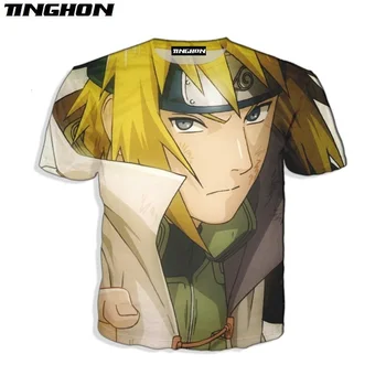 XS-7XL 3D Naruto T-Shirt Moški in Ženske, Hip Hop Street Oblačila 3D Tiskanja Naruto, Naruto moška T-Shirt Vrhovi otroška T-Shirt majica