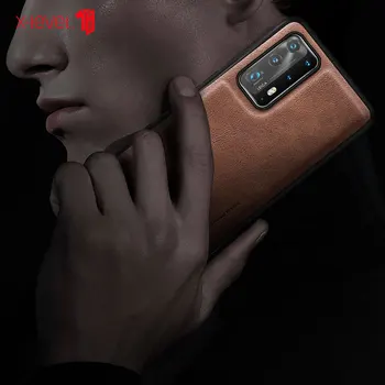 XXx Usnjena torbica Za Huawei P40 Pro Lite Original Mehki Silikonski Rob Hrbtni Pokrovček Telefona