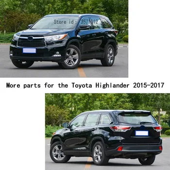 Za Toyota Highlander 2016 2017 Avto styling notranjosti proti rjavenju vode dokazilo zaklepanje Vrat tipke sponke kritje palica okvir 4pcs