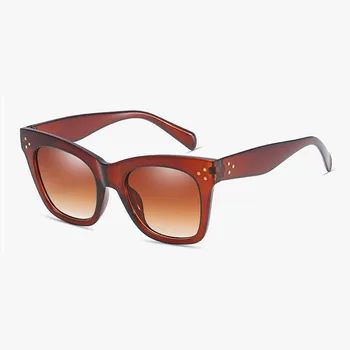 Črna jasno prevelik kvadratnih sončna očala ženske gradient 2018 poletje slog, ki so klasična očala za sonce velik uv400 sončna očala za ženske