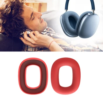 1 Par Zatakne Ob Slušalko Zaščitna Torbica Za Airpods Max Slušalke, Ušesni Čepi Nadomestna Goba Silikona Primeru Mehke Slušalke Brsti