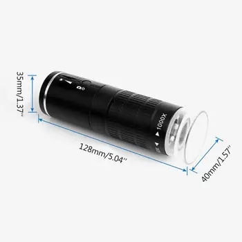 2021 Novo 1000X WIFI Digitalni Mikroskop 2MP 1080P Kamera Lupo Pametni Mikroskopi