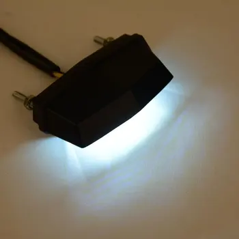 3LEDs motorno kolo Črna Mini LED Dovoljenje Ploščo Luči Zadaj Rep Lučka lučka