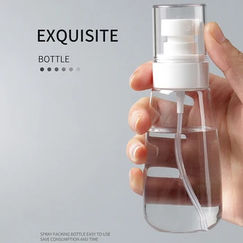 5Pcs 60Ml Potovanja prozorne Plastike Parfum Prazen Majhen Spray Steklenice