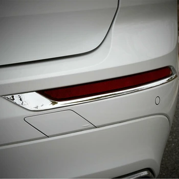 Avto Chrome ABS Zadnje Luči za Meglo Lučka Veke Kritje Trim Dekorativne za Volvo XC60 2018