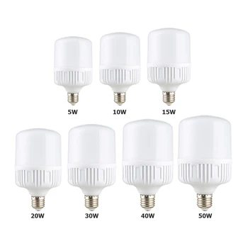 E27 in Žarnice Zamenjava LED Svetilka za Domačo Spalnico 5W 10W 15W 20W 30W 40 W 50 W Varčna LED Svetu Žarnica Svetlobo Žarnice