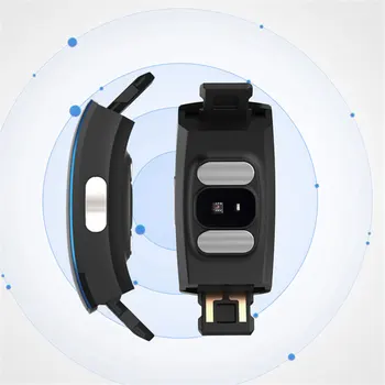 EKG Fitnes Tracker Pametna Zapestnica Srčni utrip, Krvni Tlak Monitor Bluetooth Nepremočljiva Pedometer Barvni LCD Smart Manžeta