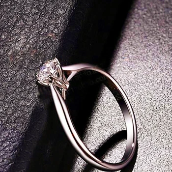 LOREDANA modeli edinstven master kristalno krono zaročni prstan nakit S925 logotip za profesionalne ženske