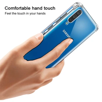 Olhveitra Shockproof Ohišje Za Samsung Galaxy Note 10 Plus 9 8 A70 A50 A40 A30 A20 A10 M20 M30 M10 Kritje TPU Silikon Primeru Telefon