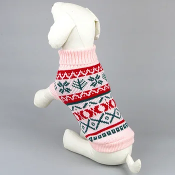 Pes Pulover Topel Pletenje, Kvačkanje Oblačil za Pse Chihuahua Dachsh Klasičnih za Jesen Zimo Bombaž Vseh Letnih časih Trdna Doagk