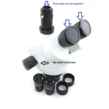 Roko podporo 3,5 X-90X Simul Osrednja Trinocular Stereo Mikroskop 16MP HDMI USB Mikroskop Kamero Telefona Matično ploščo orodja za Popravilo