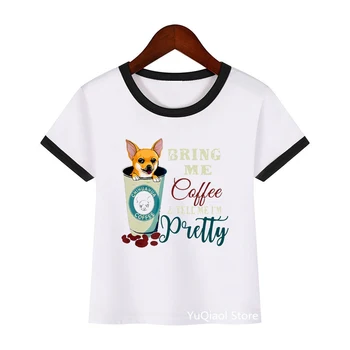 Smešno pes, mačka živali print majica s kratkimi rokavi dekliška fantje grafični tees fant obleke poletje vrhovi za dekleta fantje harajuku kawaii t-shirt
