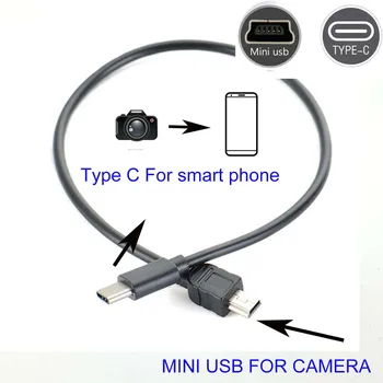TIP C na mini usb OTG KABEL ZA Nikon UC-E4 UC-E5 UC-E15 UC-E19 J1 J2 1 J3 S1 Fotoaparat, telefon ali uredi sliko, video