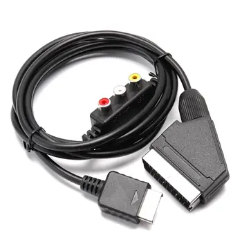 2 v 1 RGB SCART + AV RCA Izhod Kabel Kabel Za 1,8 Metrov za Sega Dreamcast HDMI je združljiv Set Top Box Media Player