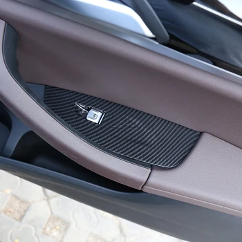 4pcs Za BMW X3 G01 2018 2019 Ogljikovih Vlaken Slog ABS ABS Okna Dvigalo Dekoracijo Okvir Pokrova Trim Avto Dodatki
