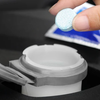 6pcs = 24L Avto Vetrobransko Steklo Čistilo za Pranje Kompakten Šumeče Tablete Detergent