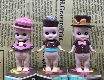 6pcs/veliko Čokoladno Valentinovo Sonny Angel je Mini Slika PVC Igrača, Lutka Kewpie Baby Doll Akcijska Figura, Darilo za Rojstni dan Za Otroke