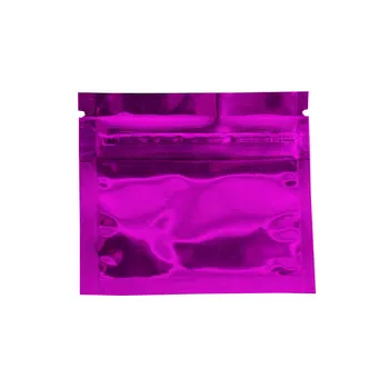 7.5*6.3 cm Vijolično Reclosable Aluminijasto Folijo Vrečko Zip Lock 200pcs/veliko Mylar Ziplock Pakiranje Vrečko Kave Tabletke v Prahu, Skladiščenje Vrečka