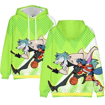 BNA Anime Majica Hooded Vrhovi Moški Ženske Modnih Oblačil Priložnostne Hoodies BNA 3D Dolg Rokav Prevelik Moški pulover s kapuco Sweatshirts