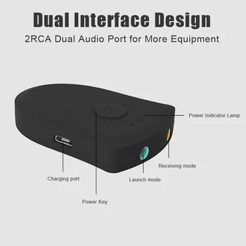 Brezžični Audio Sprejemnik Oddajnik USB Brezžični Adapter Priključek DJA99