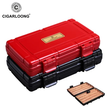 CIGARLOONG cigare škatle za cigare potovanja prenosni vlažilne alkohola škatlo cigar pakete CA-0021