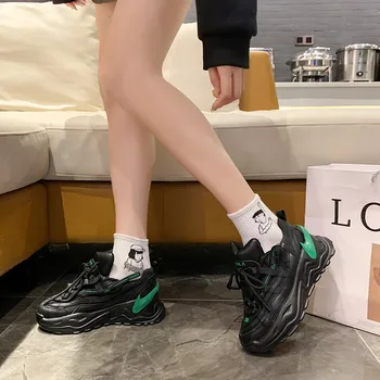 Corporis velikost 35-40 moda stanovanj ženske priložnostne dame čevlji čipke ravno platformo ženske čevlji udobno superge športni copati 2020