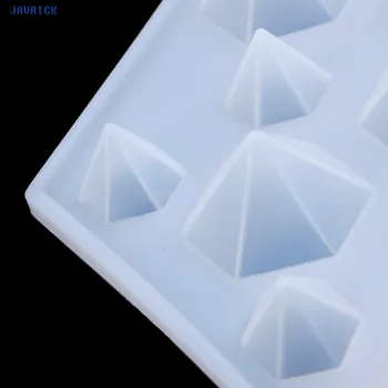 JAVRICK Diamond Gem Pladenj Ledena Kocka Plesni Jasno Plesni Silikonski DIY Maker Zamrznitev Ročno