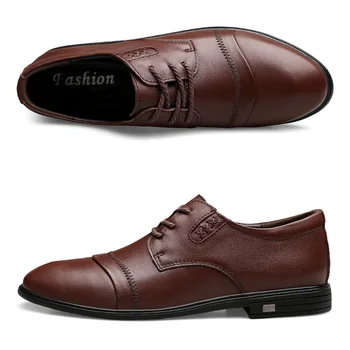 Klasična Pravega usnja čevlji moški Obleko čevlje Business casual čevlji Modni oxford čevlji za moške čevlje, usnje zapatos de hombre