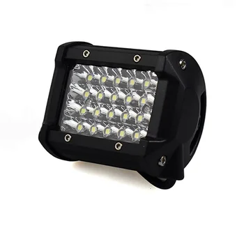 LED delovna 72W 4 inch lightbar 4X4 Offroad Spot Snopa Žarometov za Auto za Avto SUV ATV led Vožnja Luči za Meglo