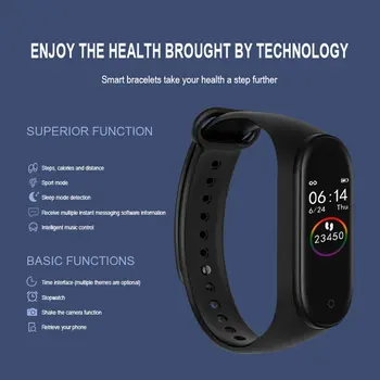 M4 Smart band fitnes tracker sport smart band srčni utrip, krvni tlak Monitor smartband pedometer nepremočljiva zapestnica