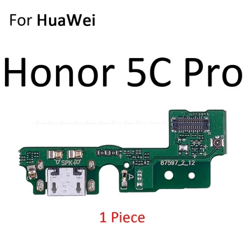 Polnjenje prek kabla USB Vrata Dock Vtič Priključek za Polnilnik Odbor Mikrofon Flex Kabel Za HuaWei Honor Igrajo člen 8A, 7A 7C 7X 7S 6A 6X 5C Pro