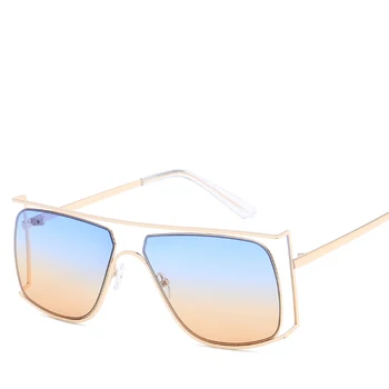 Srčkan seksi sončna očala ženske 2018 kvadratnih matal okvir poletje, sonce očala ženski uv400 ženske modni odtenki gafas oculos de sol